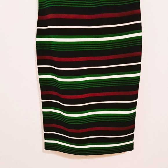 Michael Kors Dress Multicolor Striped Short Sleeve Size 6 Great Condition - Picture 7 of 10